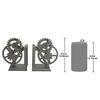 Design Toscano Industrial Gear Sculptural Iron Bookends QH9631